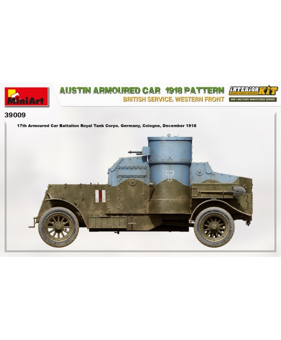 MiniArt modelis  Austin Armoured Car 1918 Pattern. British Service. Western Front . Interior Kit 1/35