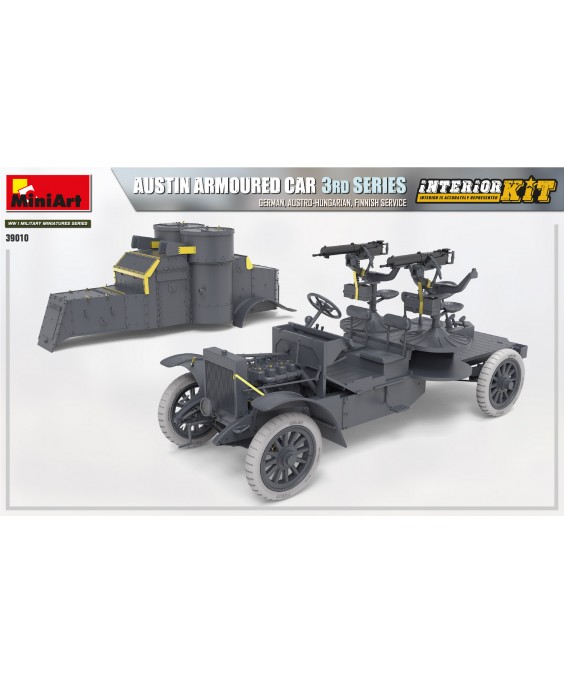 MiniArt modelis Austin Armoured Car 3rd Series. Interior Kit 1/35