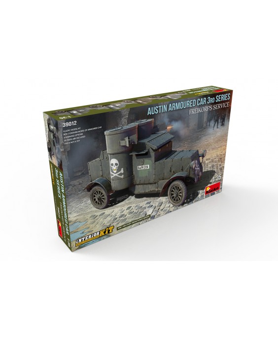 MiniArt modelis Austin Armoured car 3rd series:Freikops service. 1/35