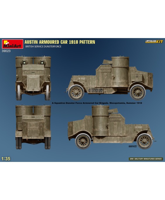 MiniArt AUSTIN ARMOURED CAR 1918 PATTERN. BRITISH SERVICE DUNSTERFORCE 1/35