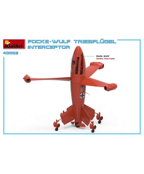 MiniArt modelis Focke-Wulf Triebflugel Interceptor 1/35