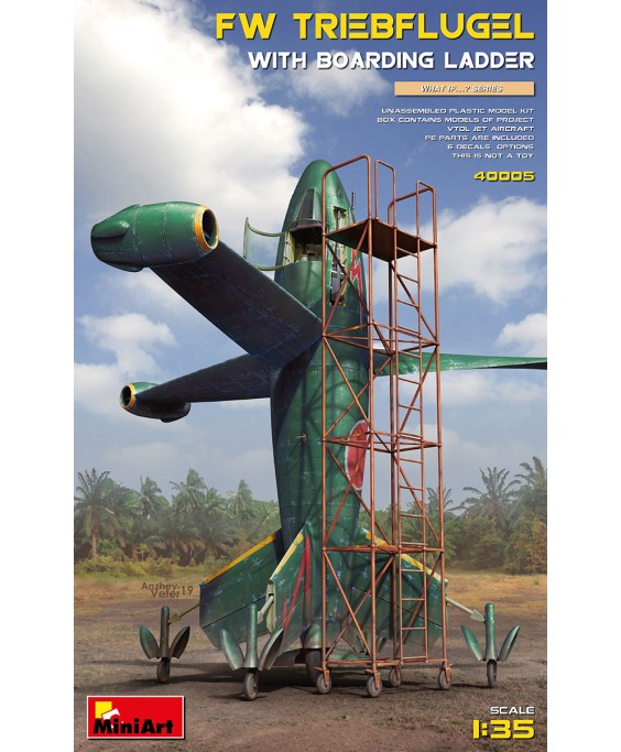MiniArt modelis Focke Wulf Triebflugel with Boarding Ladder 1/35