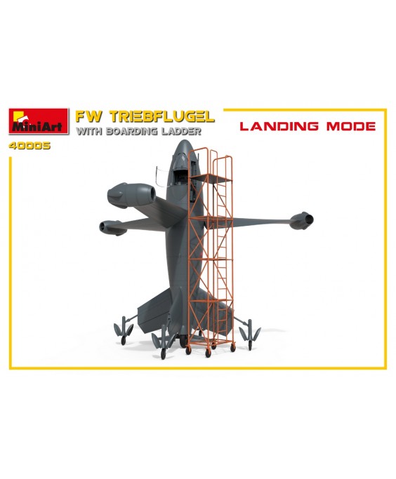 MiniArt modelis Focke Wulf Triebflugel with Boarding Ladder 1/35