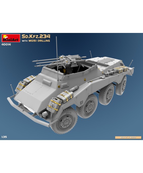 MiniArt Sd.Kfz.234 WITH MG151 DRILLING 1/35