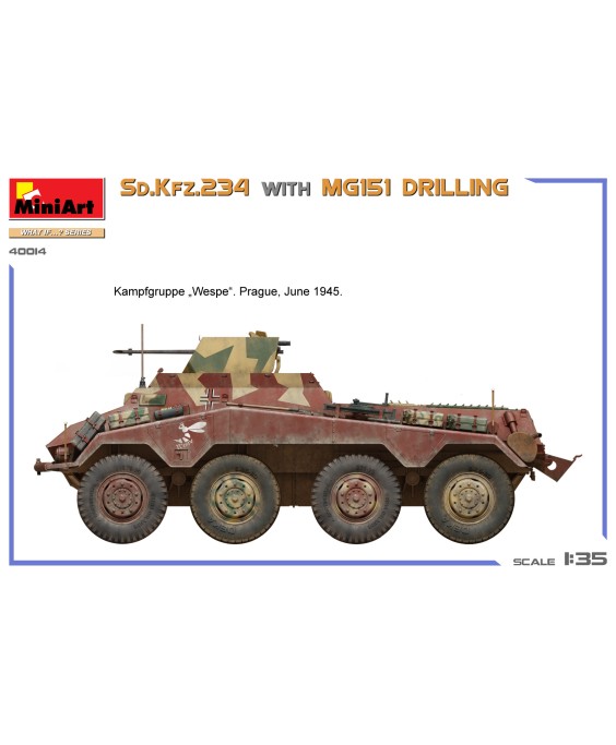 MiniArt Sd.Kfz.234 WITH MG151 DRILLING 1/35