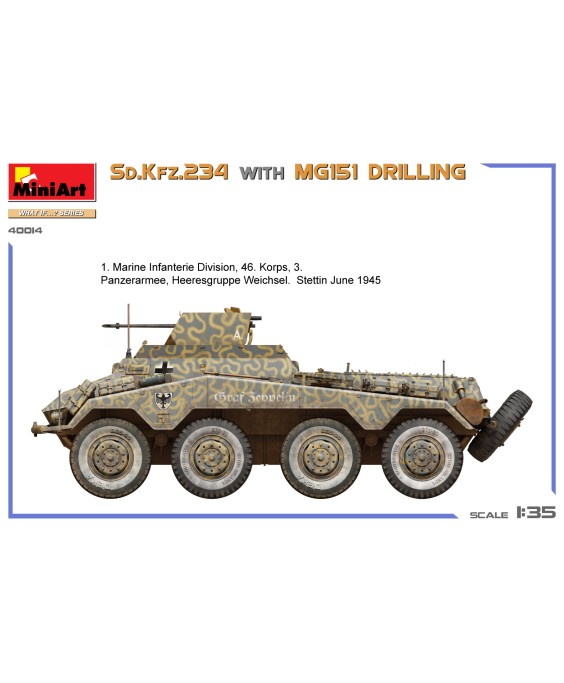 MiniArt Sd.Kfz.234 WITH MG151 DRILLING 1/35