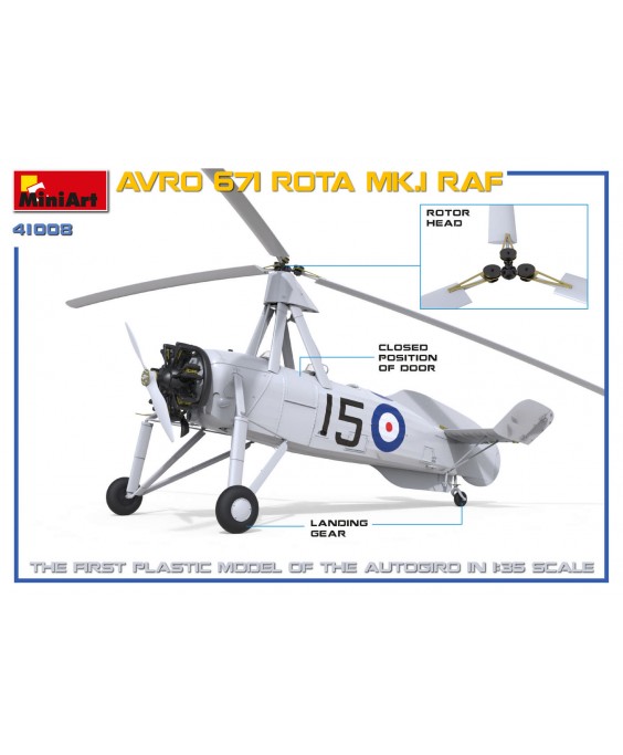 MiniArt modelis Avro 671 Rota Mk.I RAF 1/35