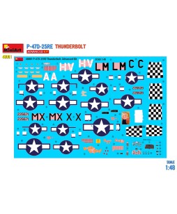 MiniArt modelis P-47D-25RE THUNDERBOLT 1/48