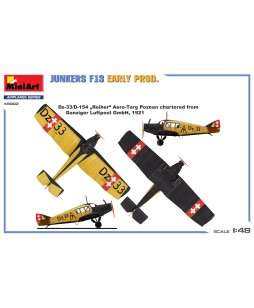 MiniArt JUNKERS F13. EARLY PROD 1/48