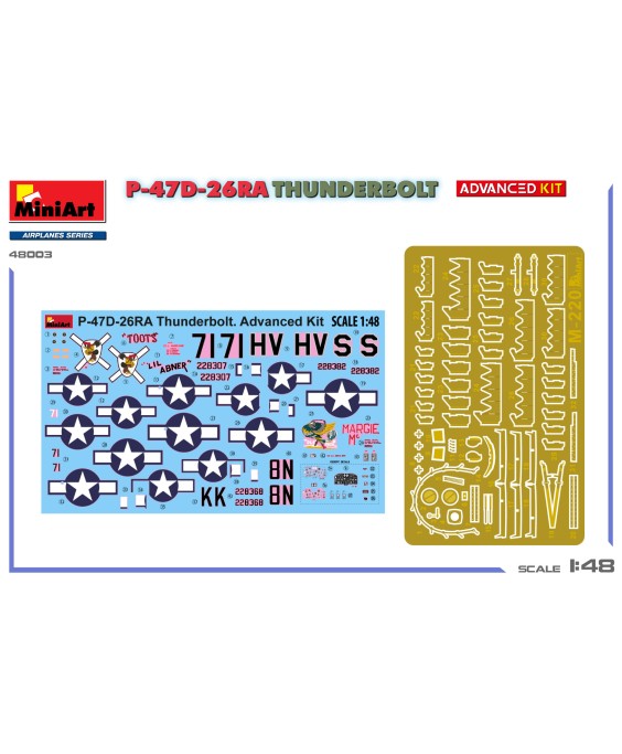 MiniArt P-47D-26RA THUNDERBOLT. ADVANCED KIT 1/48