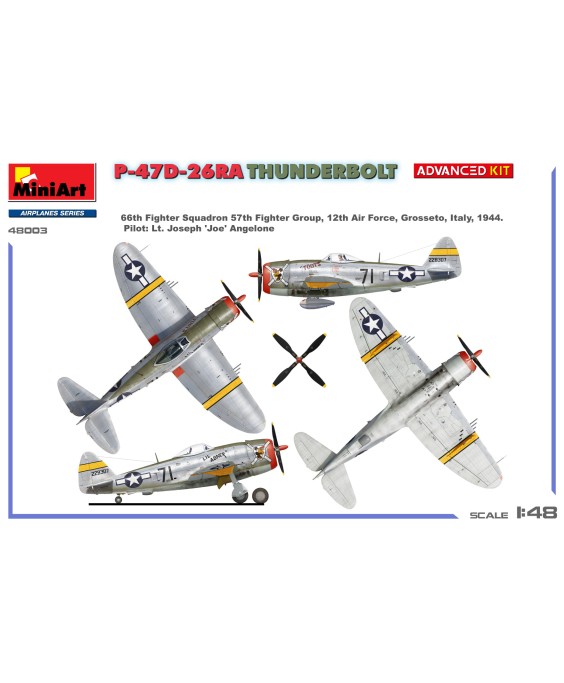 MiniArt P-47D-26RA THUNDERBOLT. ADVANCED KIT 1/48