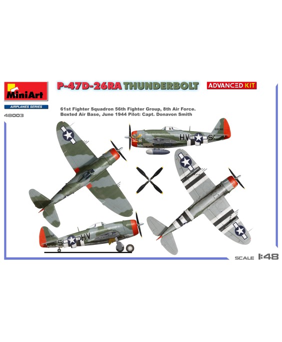 MiniArt P-47D-26RA THUNDERBOLT. ADVANCED KIT 1/48