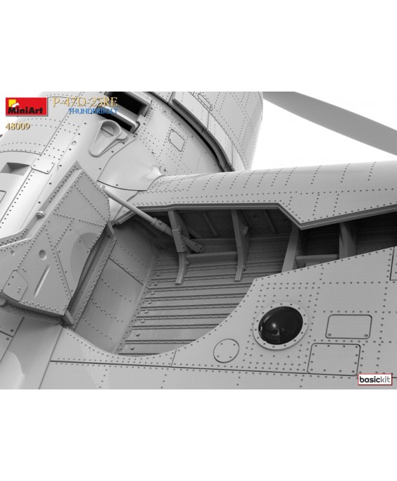 MiniArt modelis P-47D-25RE THUNDERBOLT. BASIC KIT 1/48