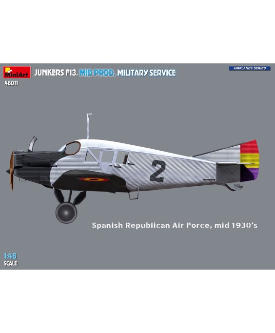 MiniArt JUNKERS F13. MID PROD. MILITARY SERVICE 1/48 MiniArt JUNKERS F13. MID PROD. MILITARY SERVICE 1/48