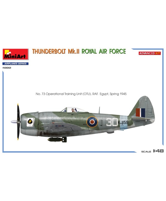 MiniArt modelis THUNDERBOLT Mk.II. ROYAL AIR FORCE 1/48