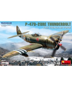 MiniArt modelis P-47D-28RE THUNDERBOLT. FREE FRENCH AIR FORCE 1/48