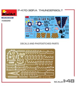 MiniArt modelis P-47D-30RA Thunderbolt Advanced Kit 1/48