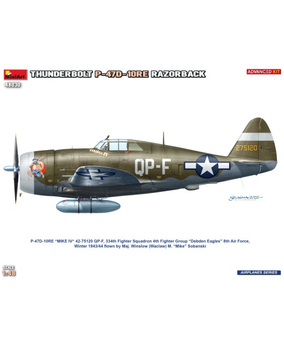 MiniArt P-47D-10RE THUNDERBOLT. ADVANCED KIT 1/48