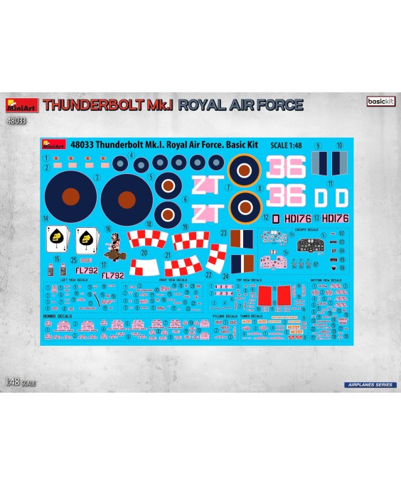 MiniArt Thunderbolt Mk.I. Royal Air Force 1/48