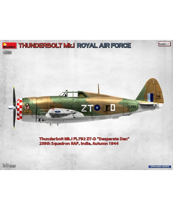MiniArt Thunderbolt Mk.I. Royal Air Force 1/48