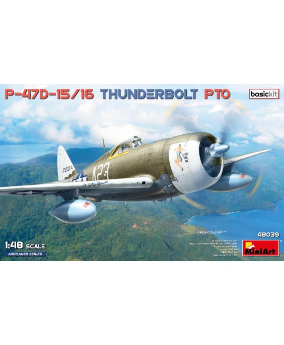 MiniArt P-47D-15/16 THUNDERBOLT. PTO RAZORBACKS. BASIC KIT 1/48