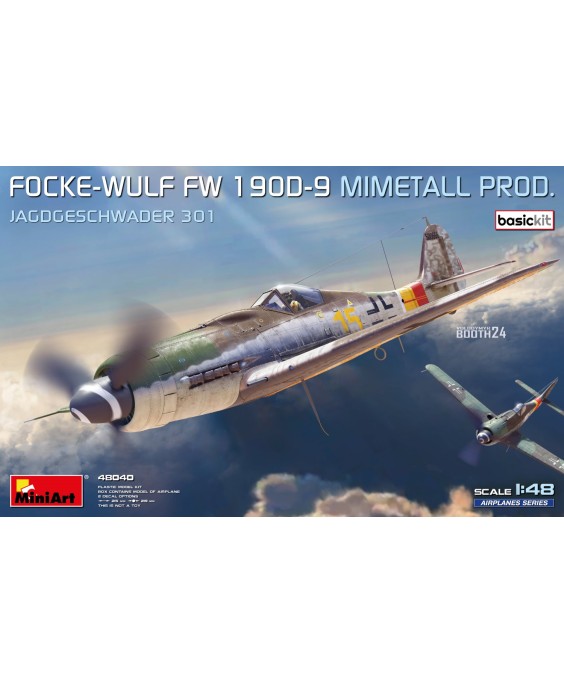 MiniArt FOCKE-WULF FW 190D-9. MIMETALL PROD. JAGDGESCHWADER 301 1/48