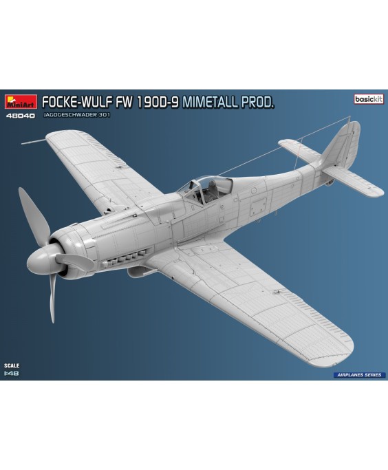 MiniArt FOCKE-WULF FW 190D-9. MIMETALL PROD. JAGDGESCHWADER 301 1/48