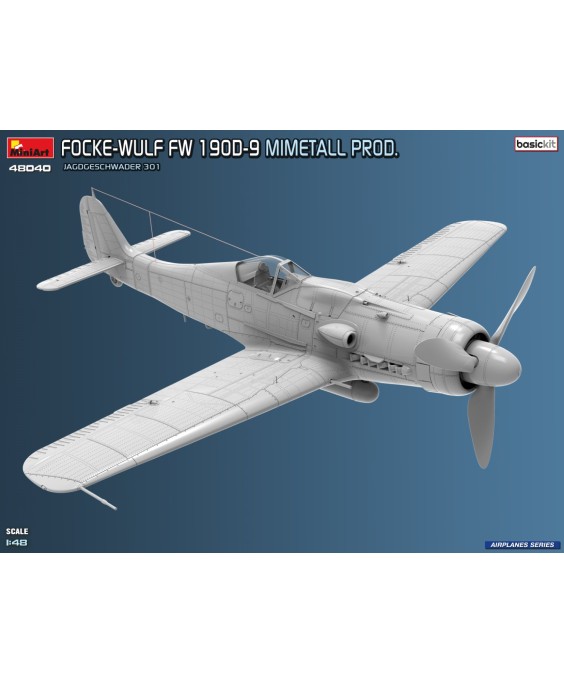 MiniArt FOCKE-WULF FW 190D-9. MIMETALL PROD. JAGDGESCHWADER 301 1/48
