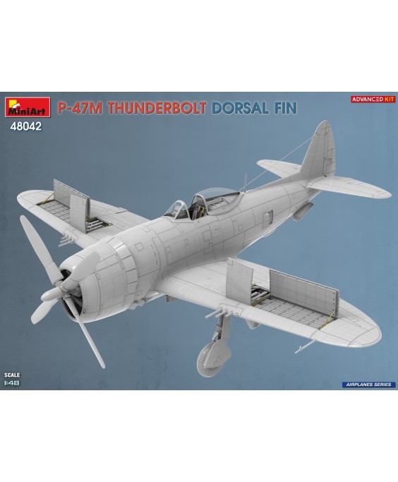 MiniArt P-47M THUNDERBOLT. DORSAL FIN. ADVANCED KIT 1/48