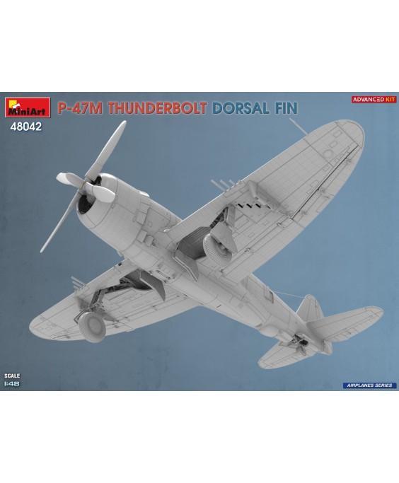 MiniArt P-47M THUNDERBOLT. DORSAL FIN. ADVANCED KIT 1/48