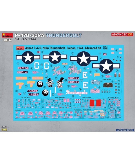MiniArt P-47D-20RA THUNDERBOLT. SAIPAN, 1944 1/48