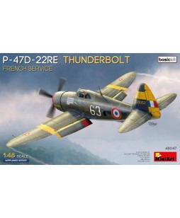 MiniArt P-47D-22RE THUNDERBOLT. FRENCH SERVICE. BASIC KIT 1/48