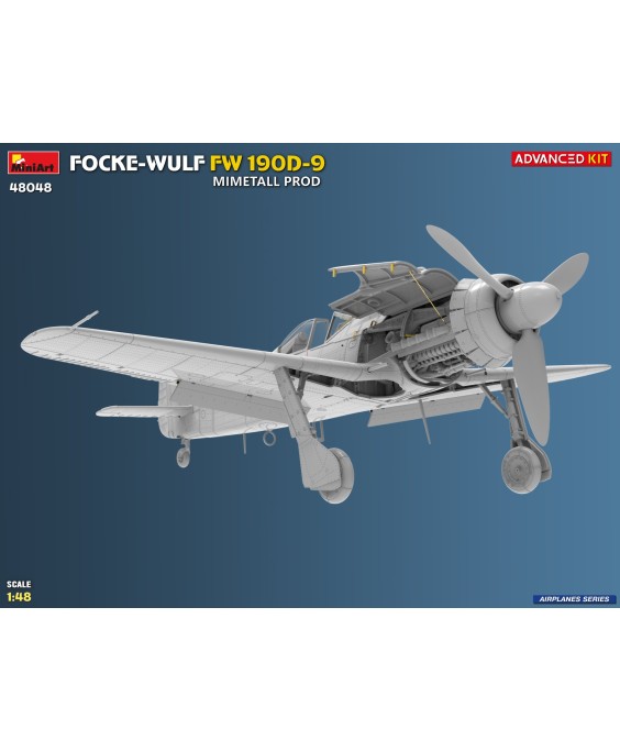 MiniArt FOCKE-WULF FW 190D-9. MIMETALL PROD. ADVANCED KIT 1/48