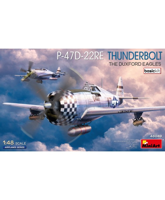 MiniArt P-47D-22RE THUNDERBOLT. THE DUXFORD EAGLES. BASIC KIT 1/48