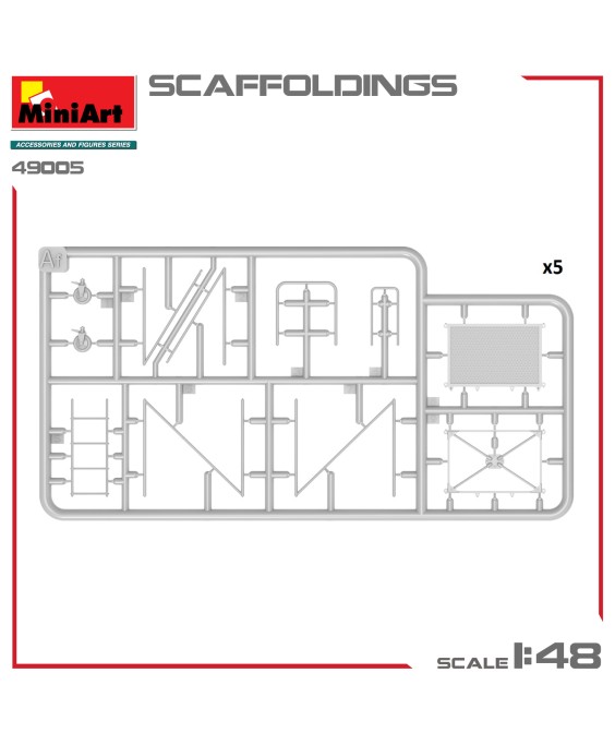 MiniArt SCAFFOLDINGS 1/48