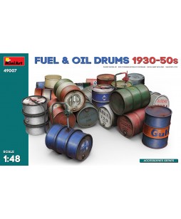 MiniArt FUEL & OIL DRUMS 1930-50s 1/48