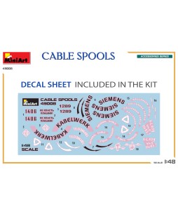 MiniArt  CABLE SPOOLS 1/48
