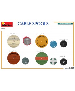 MiniArt  CABLE SPOOLS 1/35