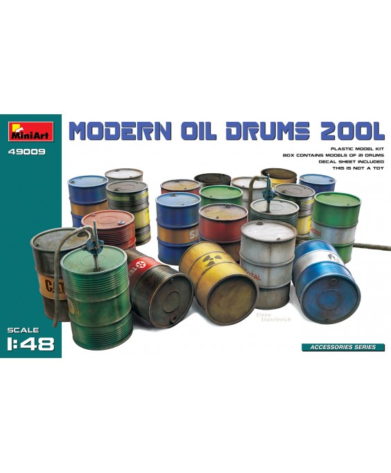 MiniArt MODERN OIL DRUMS 200L 1/48