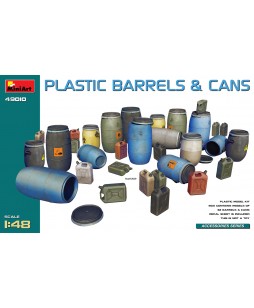 MiniArt PLASTIC BARRELS & CANS 1/48