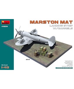 MiniArt MARSTON MAT LANDING STRIP w/BARRELS 1/48