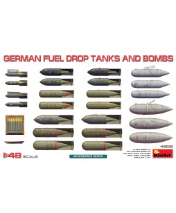 MiniArt GERMAN FUEL DROP TANKS AND BOMBS 1/48