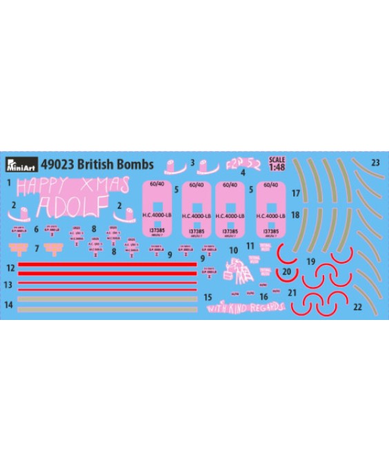 MiniArt BRITISH BOMBS 1/48