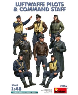 MiniArt LUFTWAFFE PILOTS & СOMMAND STAFF 1/48