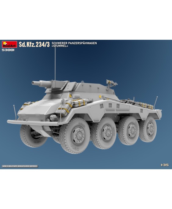 MiniArt Sd.Kfz.234/3 SCHWERER PANZERSPÄHWAGEN 'STUMMEL' 1/35