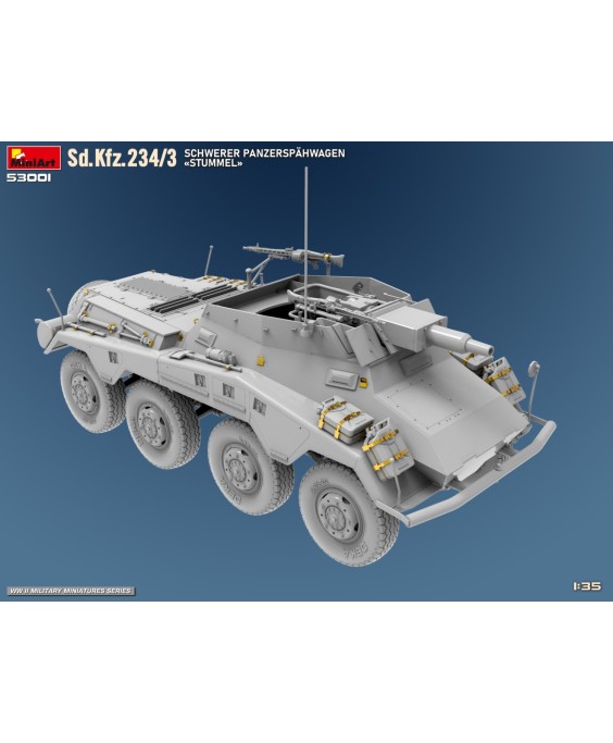MiniArt Sd.Kfz.234/3 SCHWERER PANZERSPÄHWAGEN 'STUMMEL' 1/35