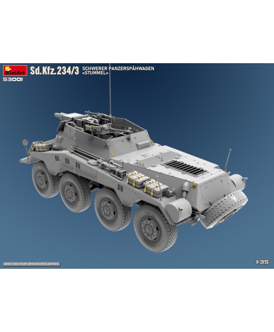 MiniArt Sd.Kfz.234/3 SCHWERER PANZERSPÄHWAGEN 'STUMMEL' 1/35