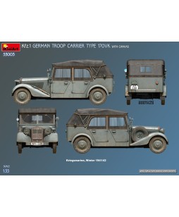 MiniArt Kfz.1 GERMAN TROOP CARRIER TYPE 170VK WITH CANVAS 1/35