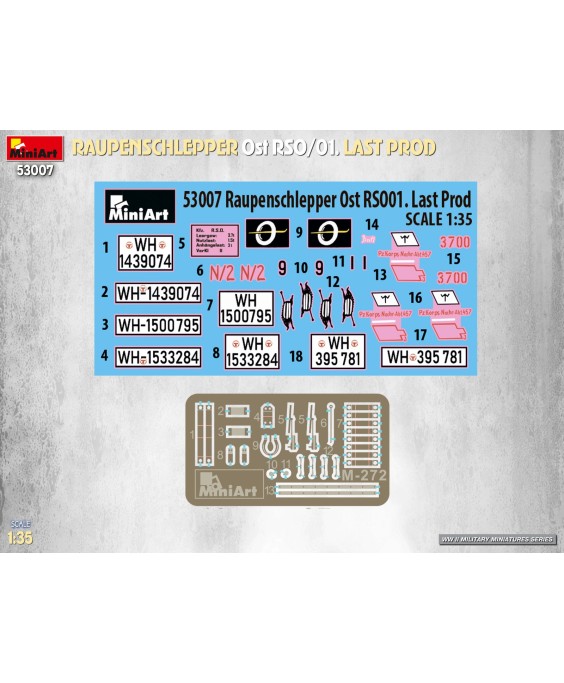 MiniArt RAUPENSCHLEPPER Ost RSO/01 1/35