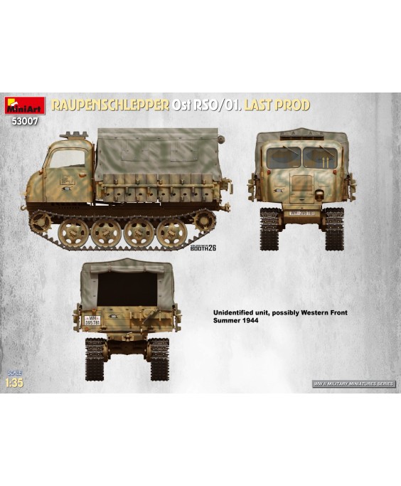 MiniArt RAUPENSCHLEPPER Ost RSO/01 1/35